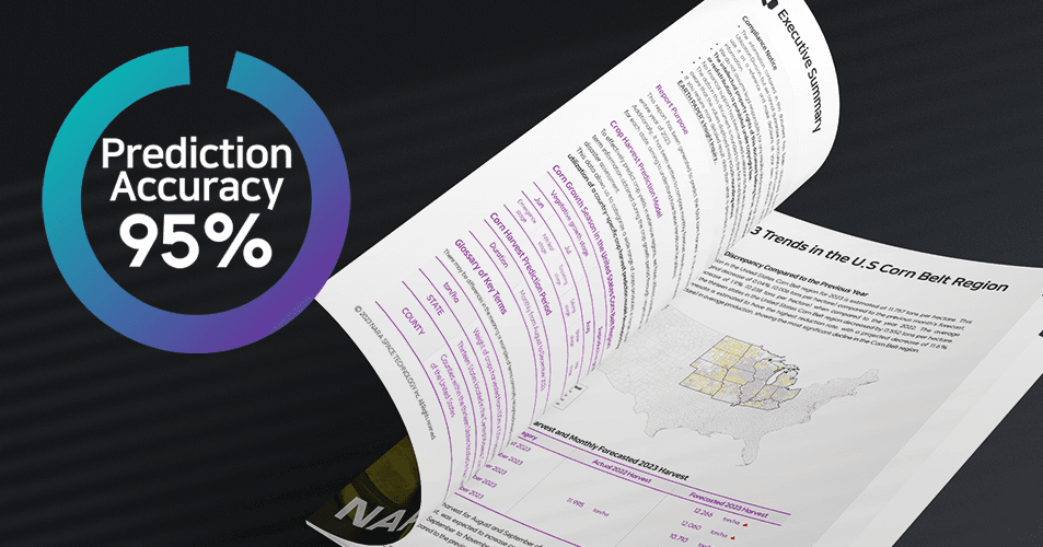 A new corn yield forecast model that has revolutionized the grain market.